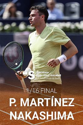 ATP 500 Barcelona Trofeo Conde de Godó: Pedro Martínez - Brandon Nakashima