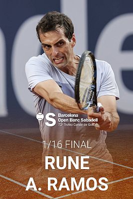 ATP 500 Barcelona Trofeo Conde de Godó: Holger Rune - Albert Ramos Viñolas