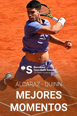 Tenis - Conde de Godó: Carlos Alcaraz vs Ethan Quinn | Los mejores puntos del partido