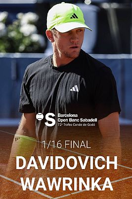 ATP 500 Barcelona Trofeo Conde de Godó: Alejandro Davidovich - Stan Wawrinka