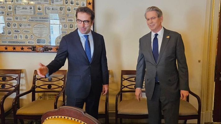 Telediario Matinal - Cuerpo ve posible un acuerdo arancelario "justo" con EE.UU. y acercarse a China