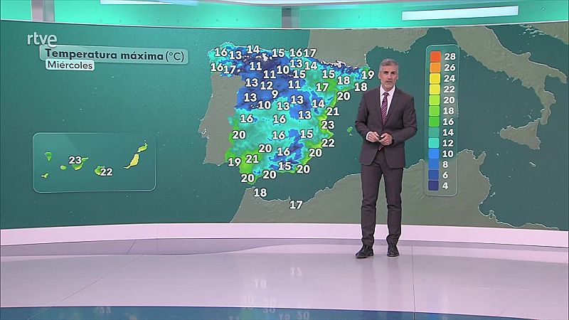 Precipitaciones y tormentas localmente fuertes en el nordeste peninsular y en Baleares - ver ahora