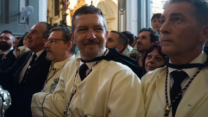 La hora de La 1 - Antonio Banderas, en Málaga: "La Semana Santa me permite reencontrarme con mi ciudad"