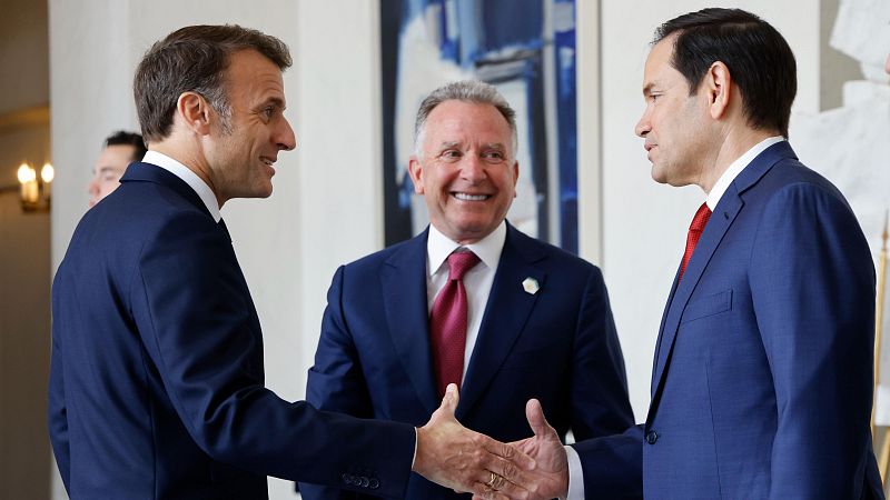 Marco Rubio se reúne con Macron en París para impulsar las negociaciones de paz en Ucrania