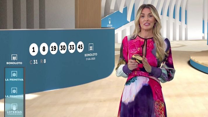 Loterías - Sorteo de la Lotería Nacional, Bonoloto, Primitiva y Jóker del 17/04/2025