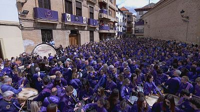 Diego Buuel, encargado de iniciar la Rompida en Calanda: "Estar aqu es increble"