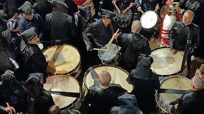 El alcalde de Calanda, sobre la tamborrada: "Son las 26 horas ms intensas de todo el ao"