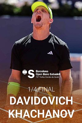 ATP 500 Barcelona Trofeo Conde de Godó. ¼ final: Karen Khachanov - Alejandro Davidovich Fokina