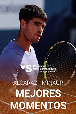Tenis - Resumen | Alcaraz - De Miñaur, cuartos de final del Conde de Godó 2025