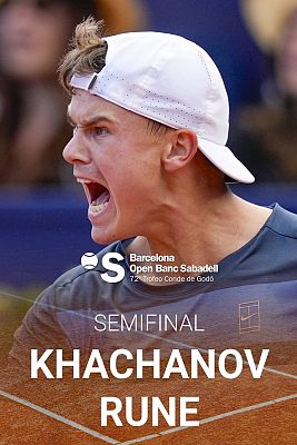 ATP 500 Barcelona Trofeo Conde de Godó: 1ª Semifinal: Karen Khachanov - Holger Rune