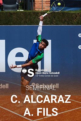 Tenis - ATP 500 Barcelona Trofeo Conde de Godó: 2ª Semifinal: Carlos Alcaraz - Arthur Fils