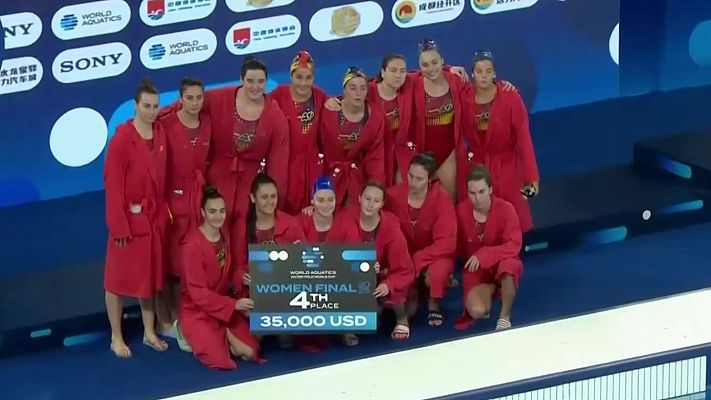 Waterpolo - Resumen | Países Bajos - España (Partido por el bronce de la Copa del Mundo de waterpolo)