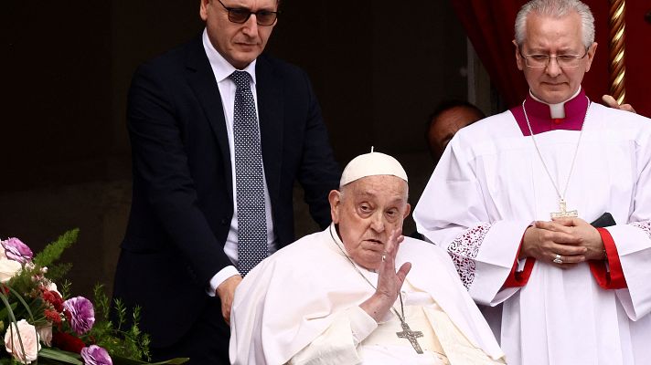 Fin de semana 24h - El papa aparece en San Pedro para la bendición 'Urbi et Orbi'