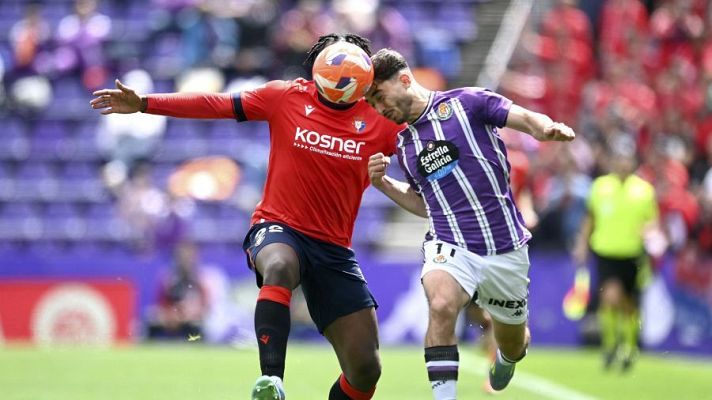 Resúmenes de LaLiga - Valladolid - Osasuna: resumen de la 32ª jornada de Liga | Primera