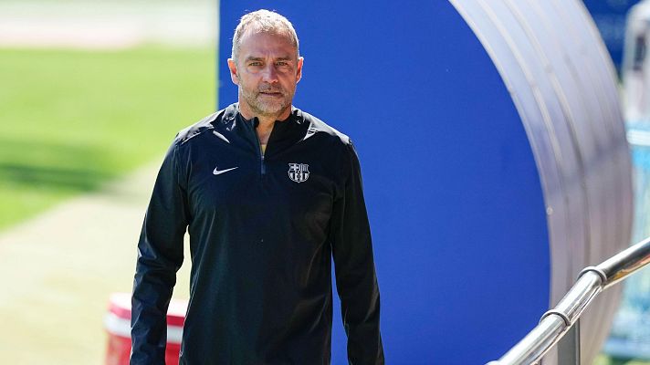 Fútbol - Flick abre el debate de la portería del Barça: "Ter Stegen está listo"