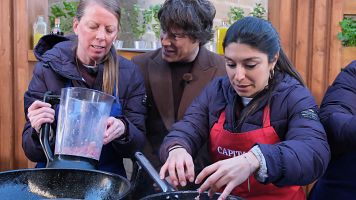 Clara imita a Shakira en MasterChef 13