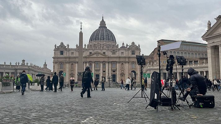 Telediario 1 - Comienzan los preparativos del cónclave que elegirá al sucesor del papa Francisco
