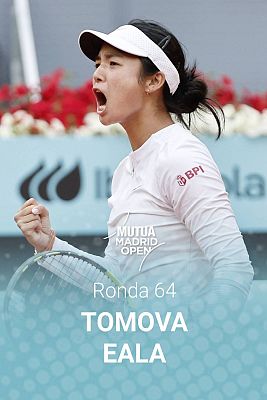 WTA Mutua Madrid Open: Viktoriya Tomova - Alexandra Eala