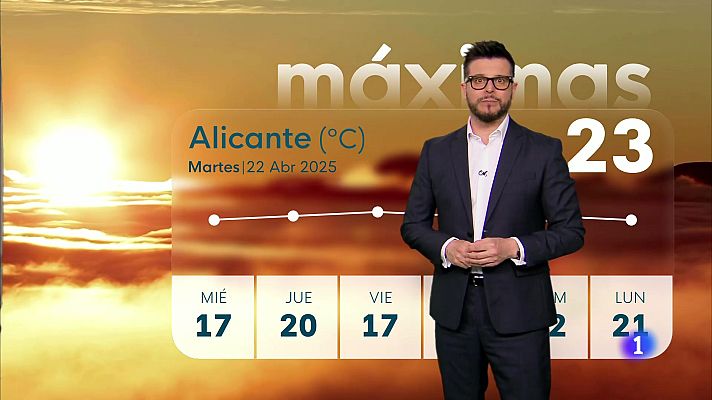 L'informatiu - Comunitat Valenciana - El tiempo en la Comunitat Valenciana 22/04/25