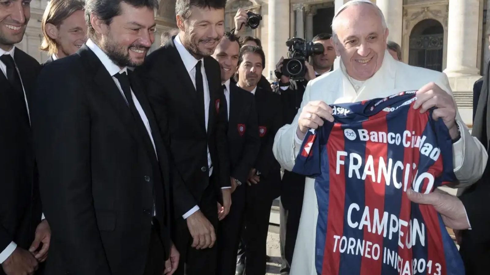 El San Lorenzo de Almagro le dedica un homenaje al papa Francisco | Ver