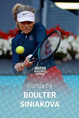 WTA Mutua Madrid Open: Katie Boulter - Katerina Siniakova