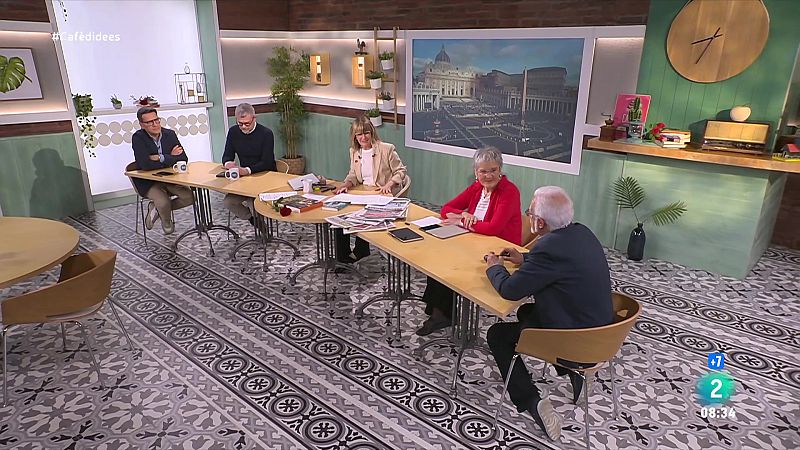 El relleu del papa Francesc, amb Vicenç Lozano i Quim Barnola - Cafè d'idees | Veure