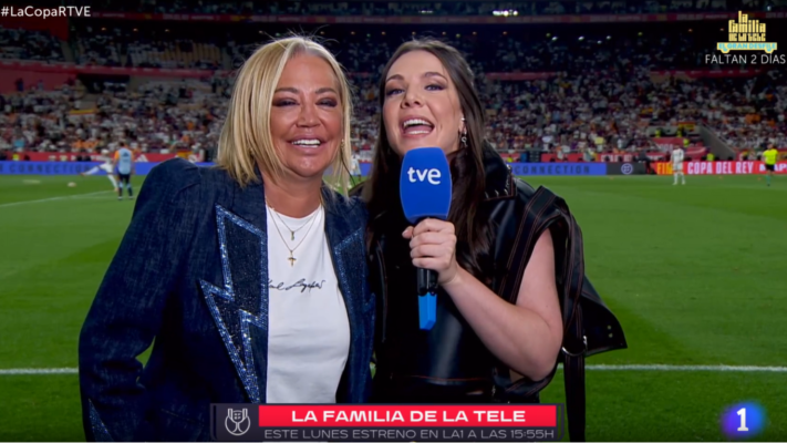 La familia de la tele - Belén Esteban e Inés Hernand la lían en la final de la Copa del Rey