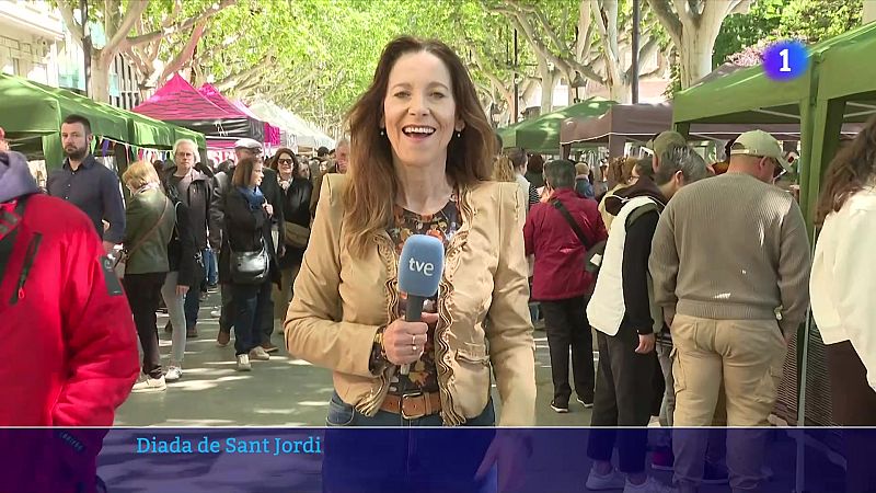 La Rambla Ferran de Lleida, de gom a gom per Sant Jordi - L'Informatiu | Veure
