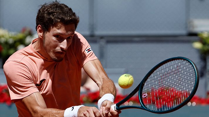 Tenis - Carreño se despide de Madrid tras caer ante el luso Borges