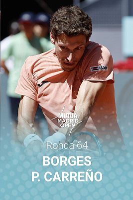 ATP Mutua Madrid Open: Nuno Borges - Pablo Carreño Busta