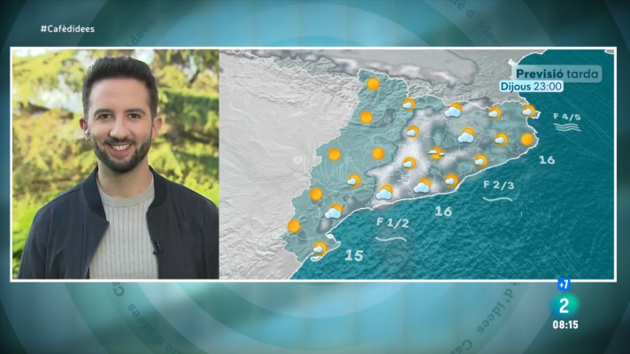 El temps - Dijous i divendres de sol i caloreta, abans no tornin els ruixats el cap de setmana