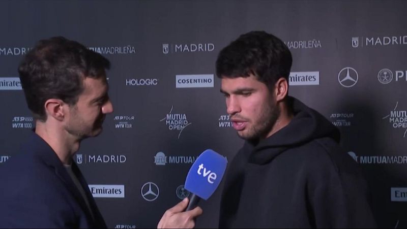 Alcaraz, a TVE tras confirmar que no estará en Madrid: "Me queda esa espinita"