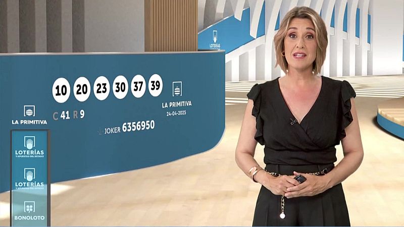 Sorteo de la Lotería Nacional, Bonoloto, Primitiva y Jóker del 24/04/2025 - ver ahora