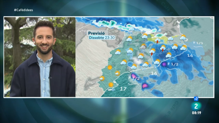 El temps - Divendres de núvols, sol i caloreta abans d'un cap de setmana de ruixats, tempestes i vent
