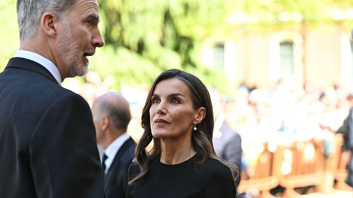 Los reyes de España, en Roma, la noche previa al funeral del papa Francisco