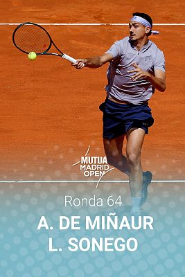 ATP Mutua Madrid Open: Álex de Miñaur - Lorenzo Sonego
