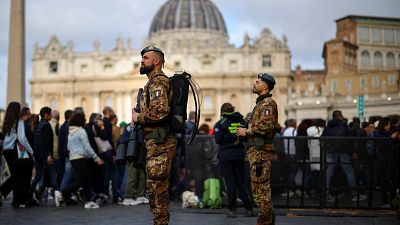 Roma, una ciudad blindada durante el funeral del papa Francisco
