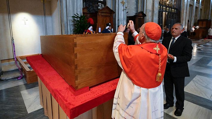 Modo Digital - Primeras imágenes del entierro del papa Francisco en Santa María la Mayor