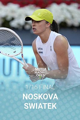 WTA/ATP Mutua Madrid Open: Linda Noskova - Iga Swiatek