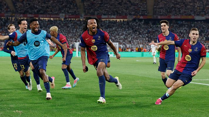 Copa del Rey - Un gol que vale una Copa: Koundé decide la final con un disparo desde fuera del área