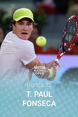 WTA/ATP Mutua Madrid Open: Tommy Paul - Joao Fonseca