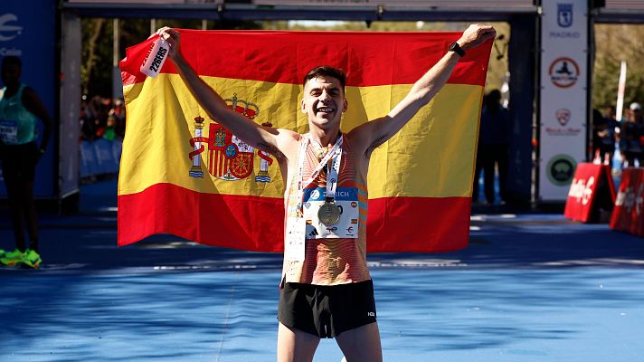 Atletismo - Yago Rojo logra el bronce en la Maratón de Madrid con 2:09:37