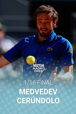 ATP Mutua Madrid Open: Daniil Medvedev - Juan Manuel Cerúndolo