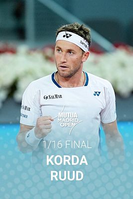 ATP Mutua Madrid Open: Sebastian Korda - Casper Ruud
