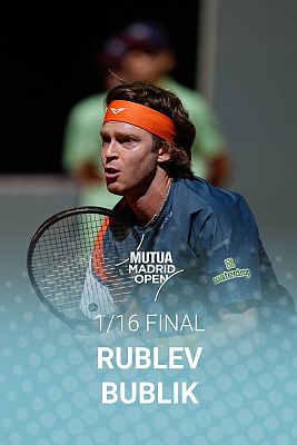 ATP Mutua Madrid Open: Andrey Rublev - Alexander Bublik