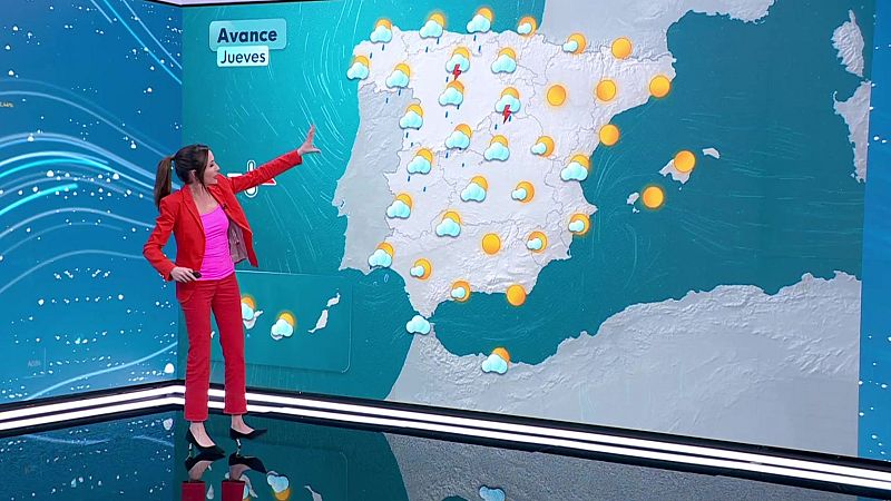 Máximas en descenso en tercio sur peninsular y áreas mediterráneas, en aumento en el resto - ver ahora