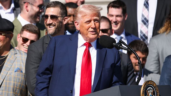 Telediario 1 - Trump cumple sus primeros 100 días en el Gobierno