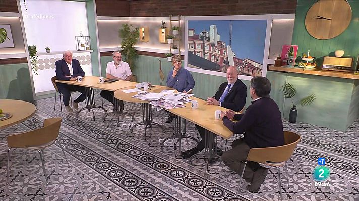 Cafè d'idees - Joan Herrera, Pimec Comerç i la prèvia del Barça-Inter