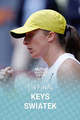 WTA Mutua Madrid Open. 1/4 final: Madison Keys - Iga Swiatek