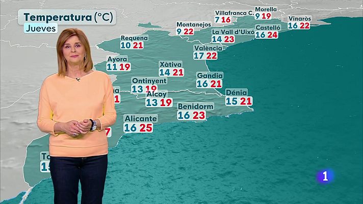 L'informatiu - Comunitat Valenciana - El tiempo en la Comunitat Valenciana 30/04/25